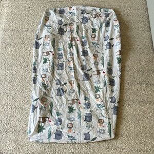 Pottery Barn Kids organic cotton crib sheet